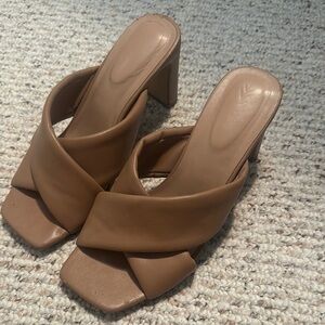 TARGET Women's Tan Heeled Sandals